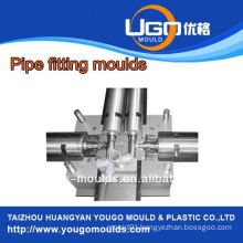High quality good price plastic mould factory for standard size collapsible pipe fitting mould in taizhou China
